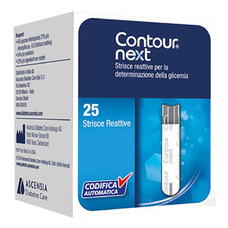 CONTOUR NEXT GLICEMIA 25STR