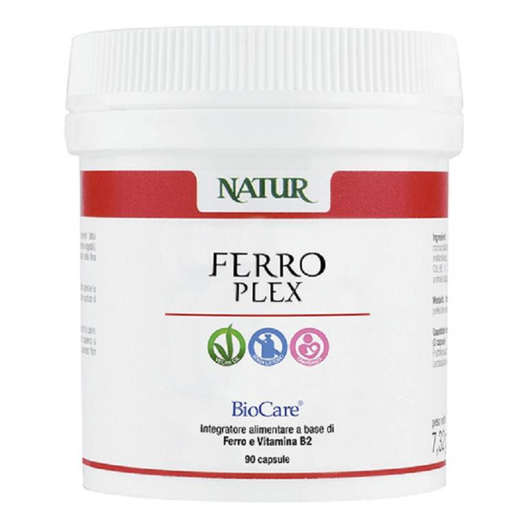 FERRO PLEX 90CPS VEG 428MG