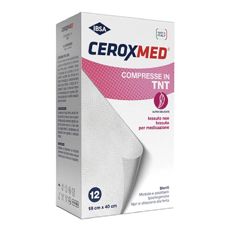 GARZA TNT CEROXMED 18X40CM12PZ