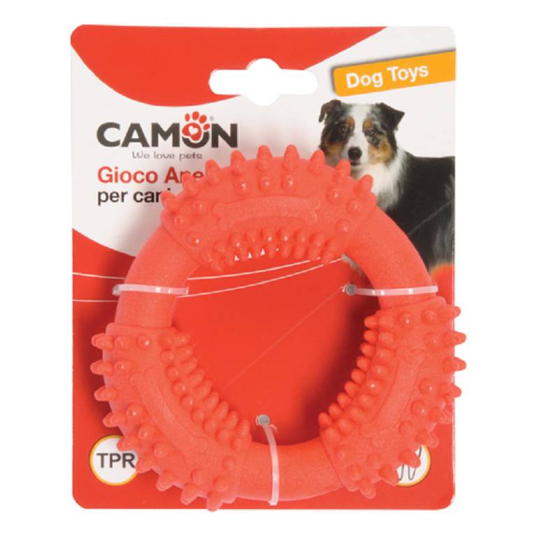 GIOCO CANE ANELLO TPR 10CM