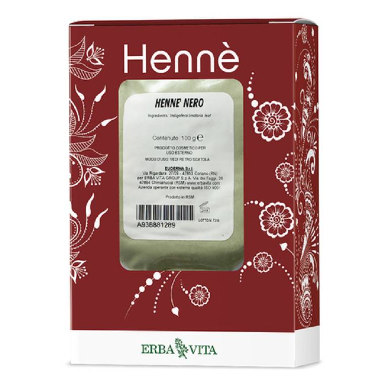 HENNE COLOR CAP NERO 100G