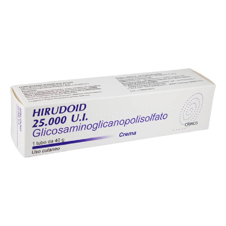 HIRUDOID 25000UI*CREMA 40G