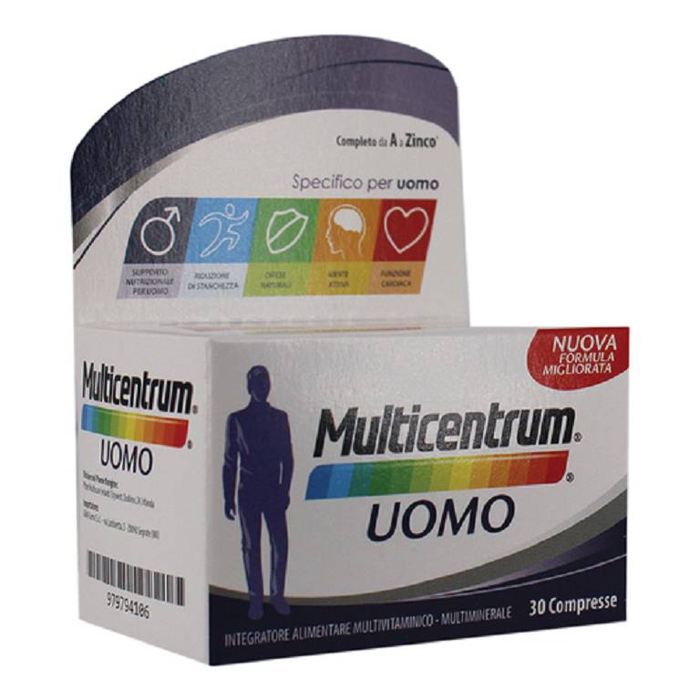 MULTICENTRUM UOMO 30CPR