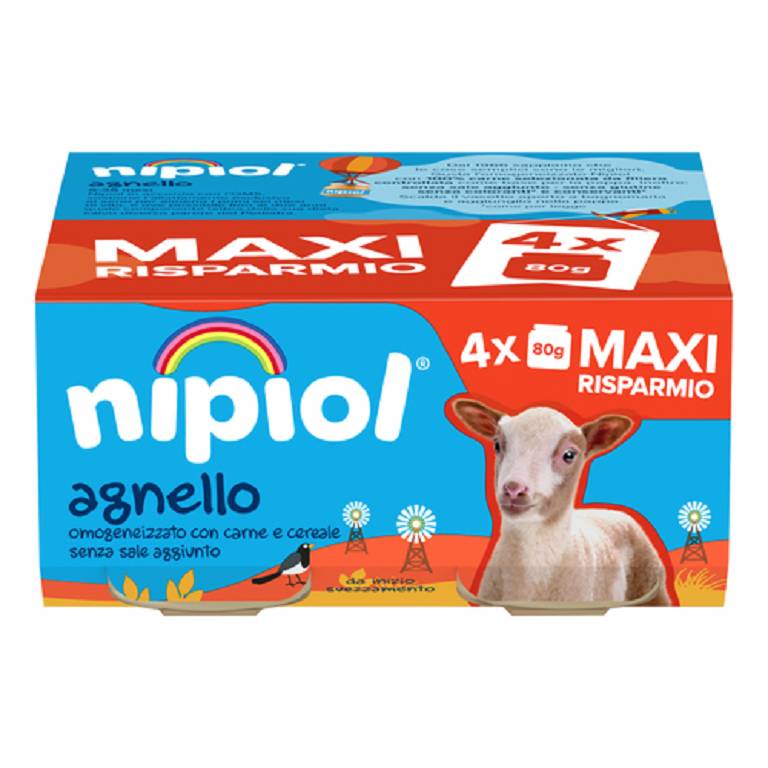 NIPIOL OMOG AGNELLO 4X80G