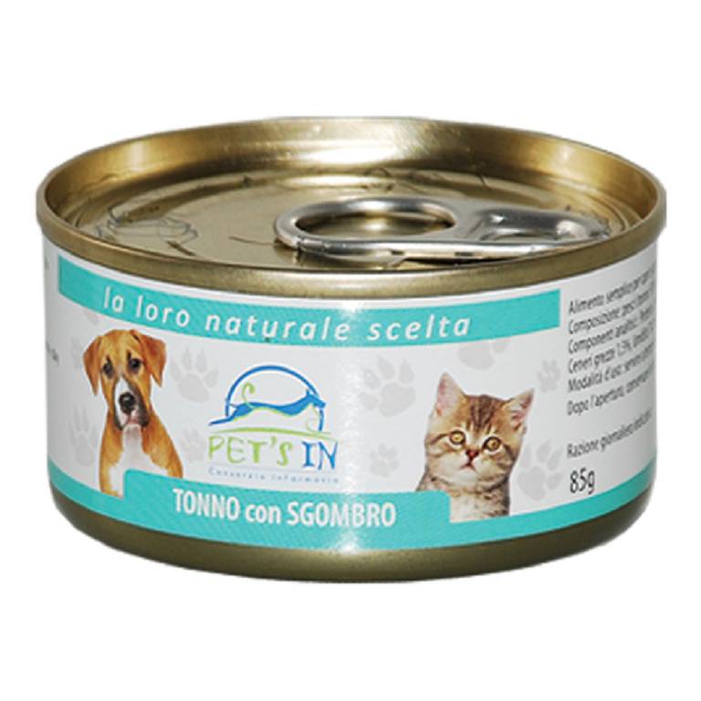 PET'SIN TONNO NAT SGOMBRO 85G